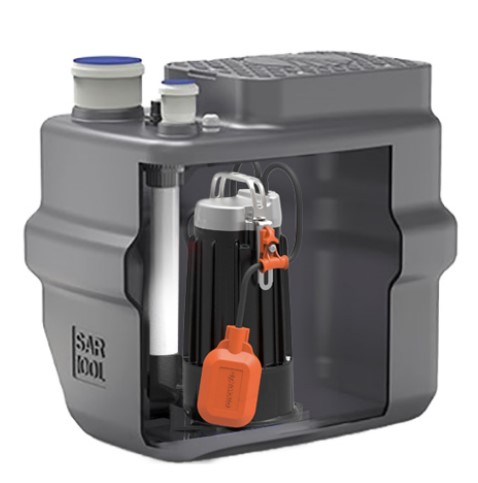 Pumptek Villa SAR100 1-fas Inomhus Pumpstation