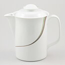 Bertil Vallien (Space 1983) White Coffee Pot with Rainbow Decor 19 cm