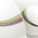 Bertil Vallien (Space 1983) White Coffee Pot with Rainbow Decor 19 cm