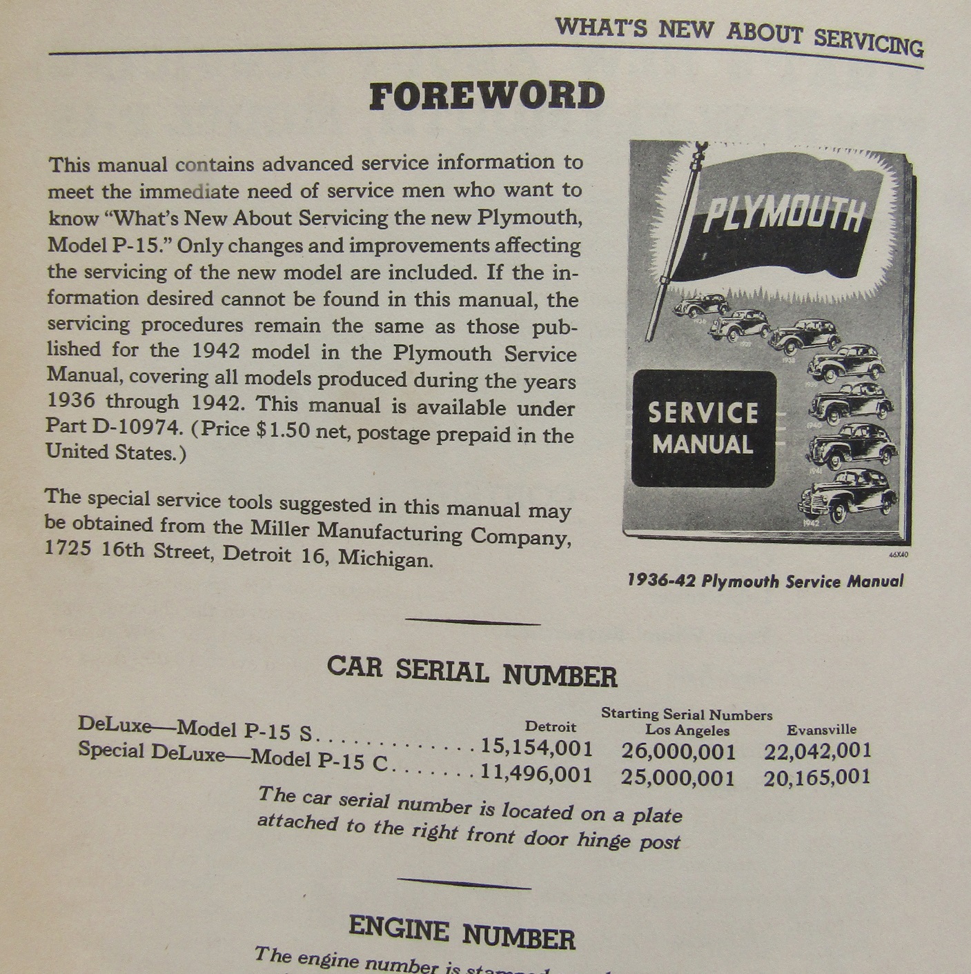 1946 Plymouth What's New About Servicing The New Model P-15 - 3
