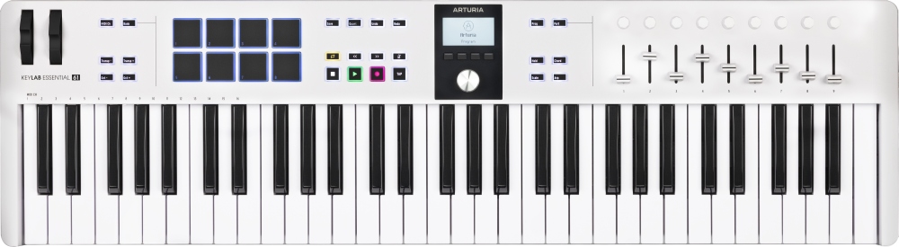 ARTURIA Keylab Essential 61 Mk3 - White - 4