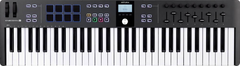 ARTURIA Keylab Essential 61 Mk3 - Black - JAM