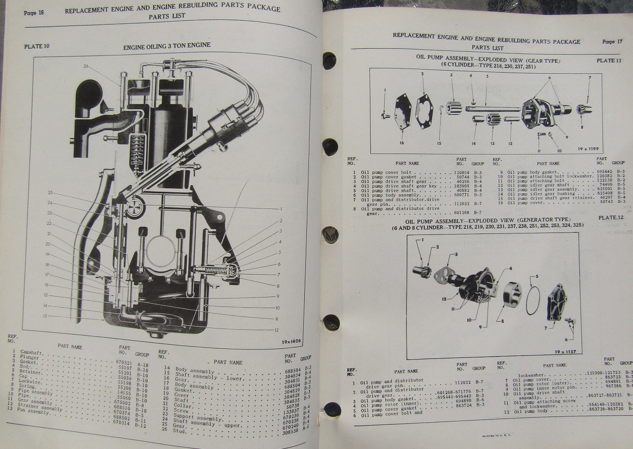 1946 Replacement Engine and Engine Rebuilding Parts Packages Parts List - 3