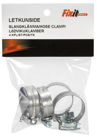 Slangklämma 22-30mm 4st - 3