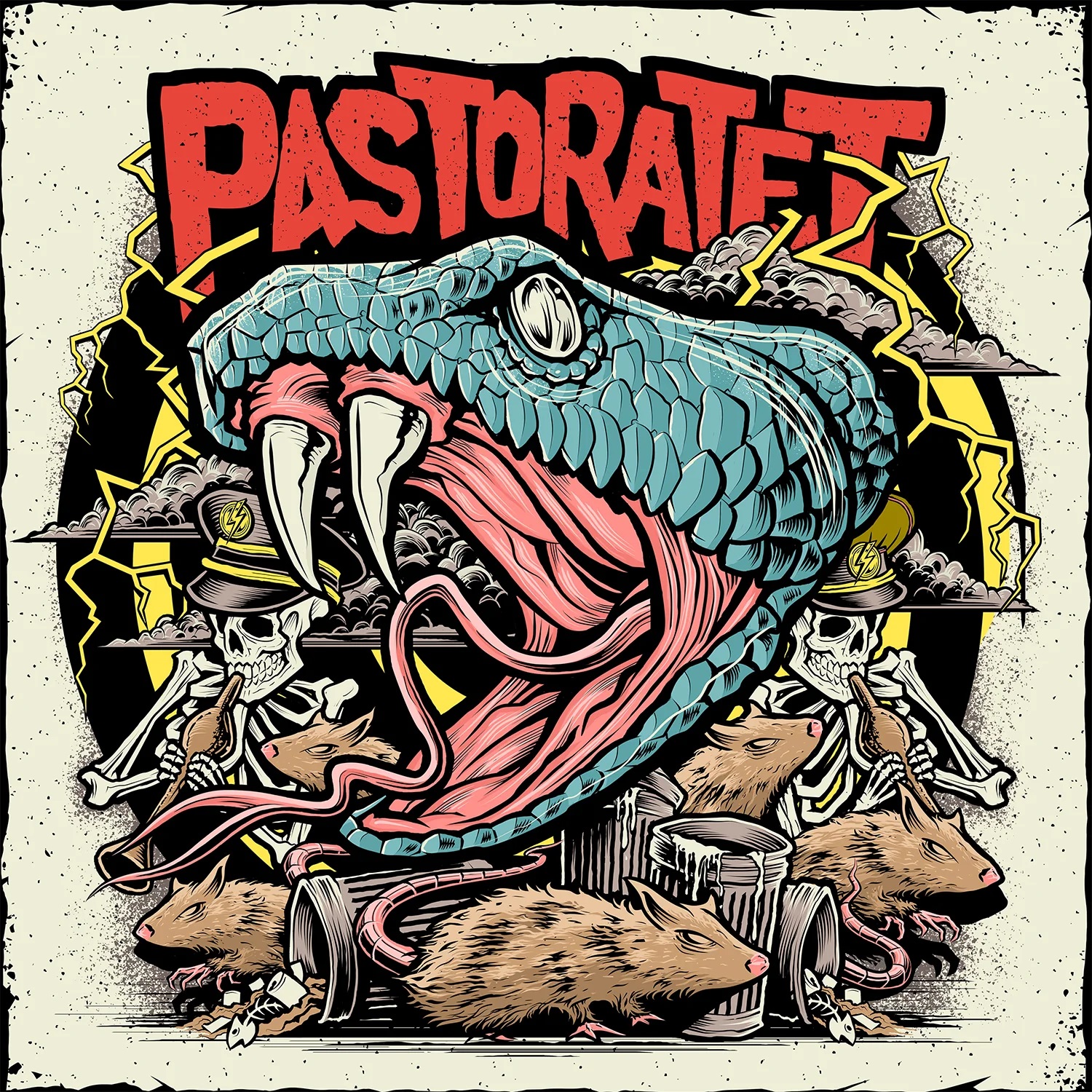 Pastoratet / N:a Hospitalet - Bara skiten avtar - Split LP