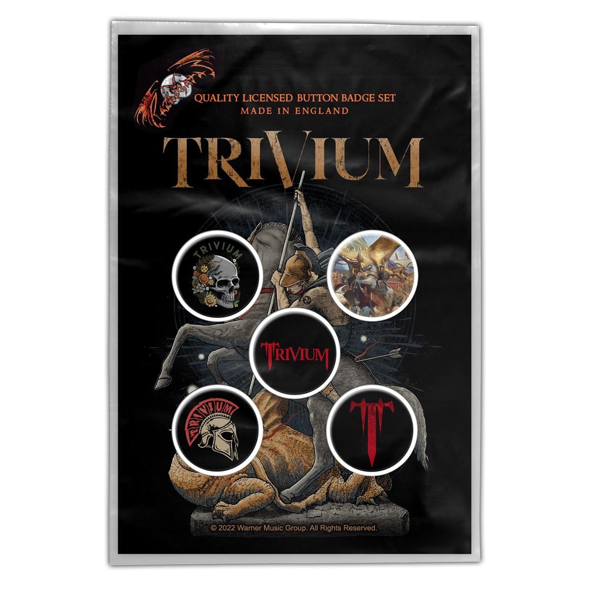 Trivium In The Court Of The Dragon Badge Pack