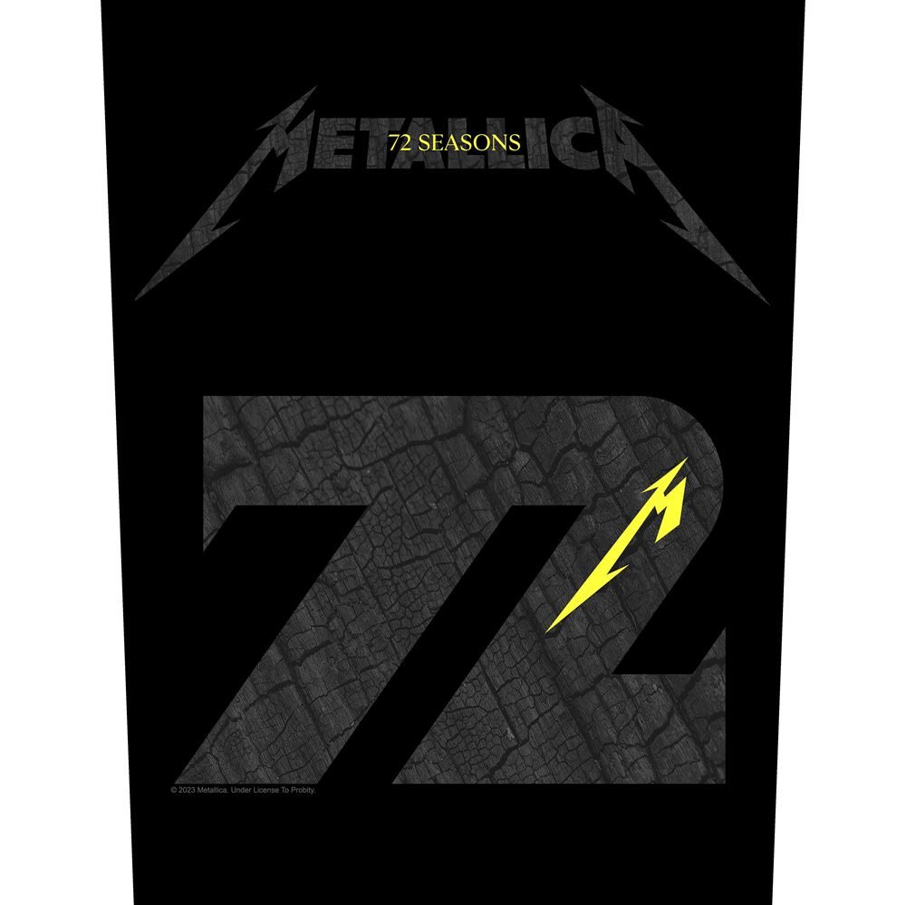 Metallica 72 Seasons Charred Backpatch