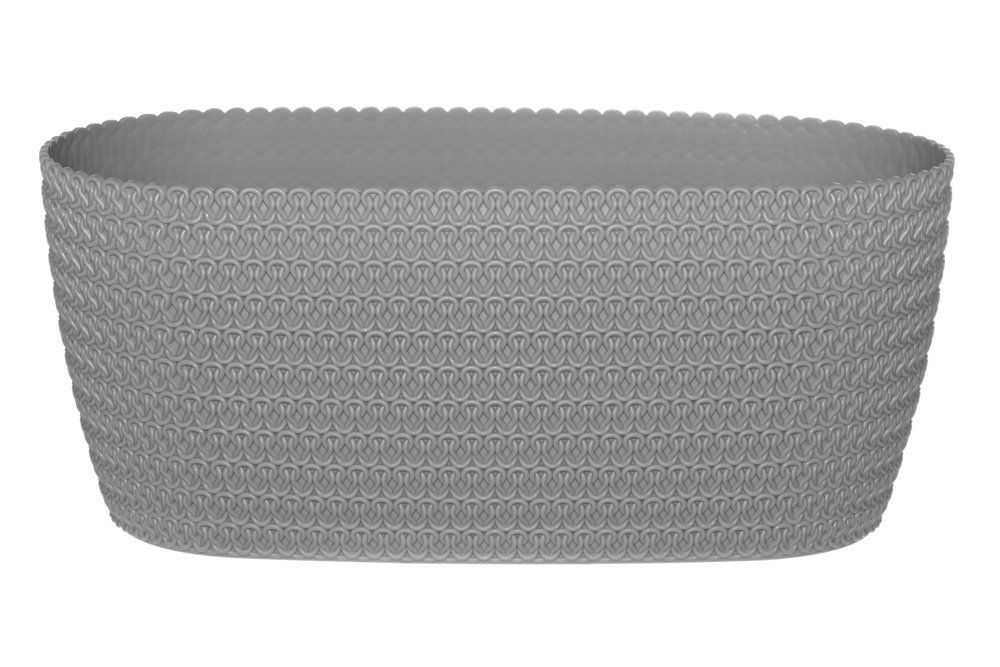 Ytterkruka Magnolia jersey, oval, grå 38x18x16 cm