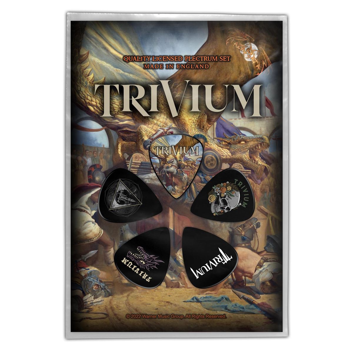 Trivium In The Court Of The Dragon 5 Pack Guitar Picks