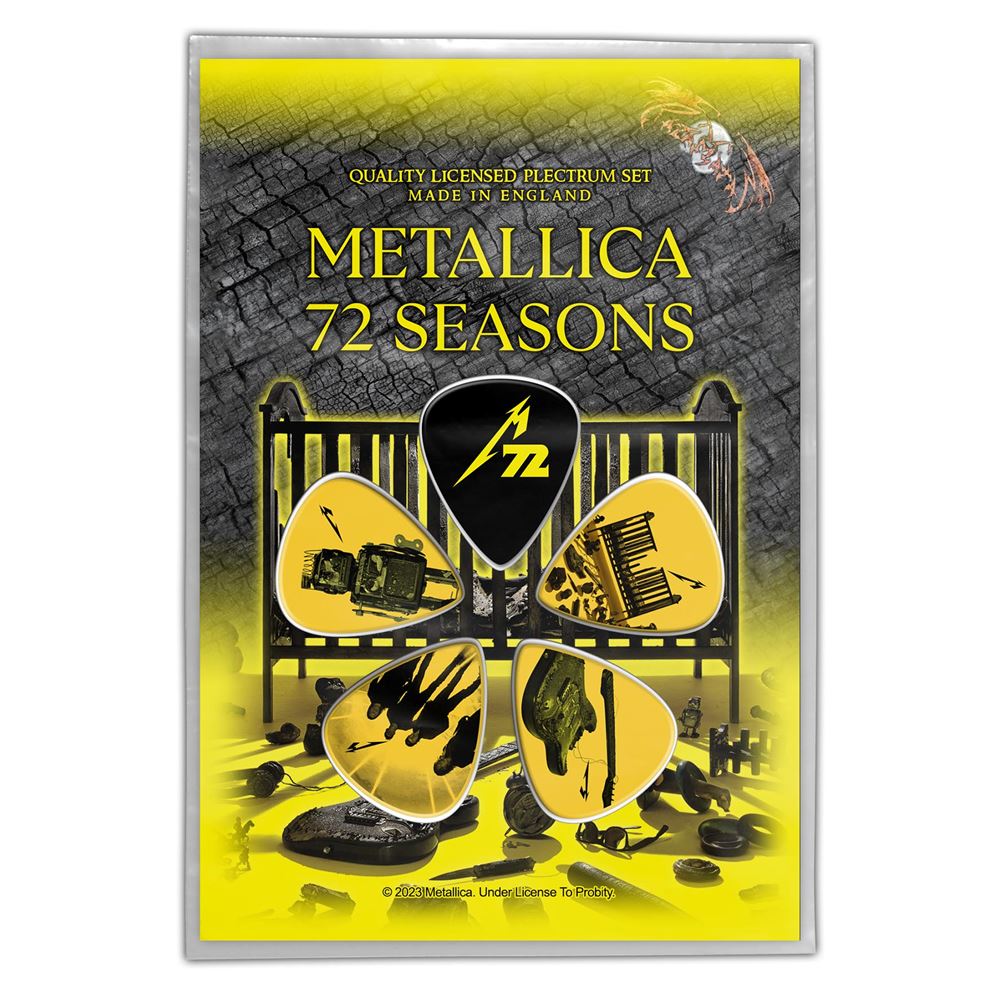 Metallica 72 Seasons 5 Pack Guitar Picks