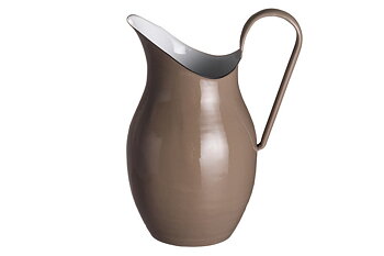 Emaljerad kanna beige 2,5 L