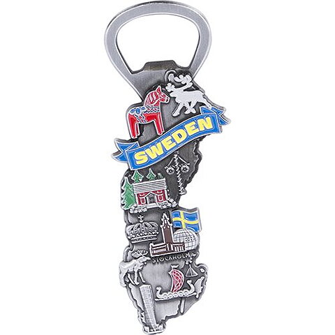 Magnet Sverigekarta med öppnare