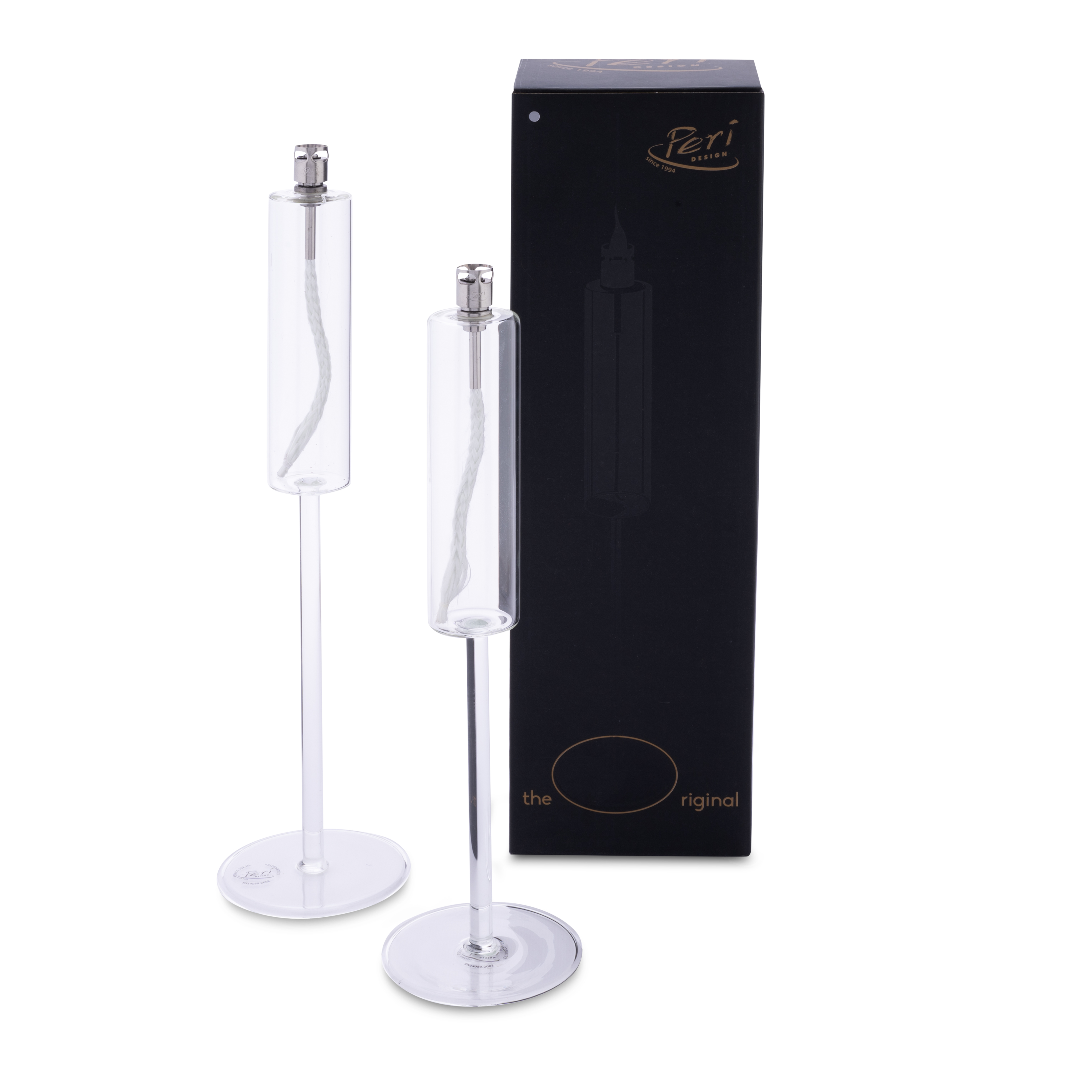 Oljelampa Glas Ljus - M - 2