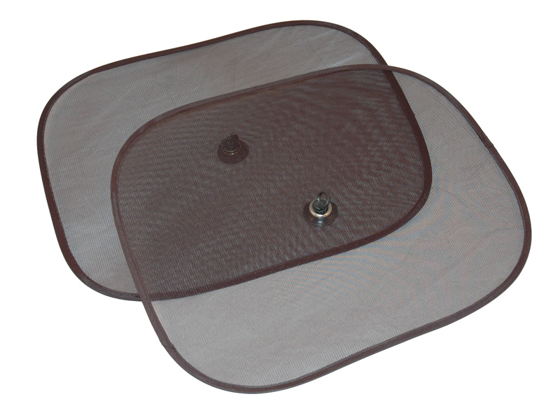 Carlobaby Solskydd Svart med Sugpropp 2-pack