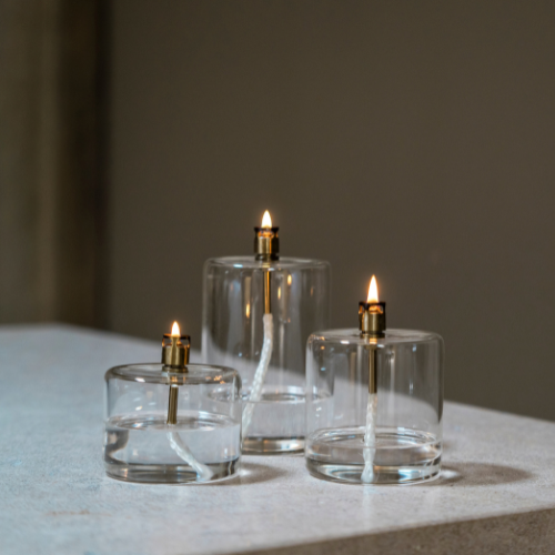 Oil Lamp Cylinder Brass - L - 5