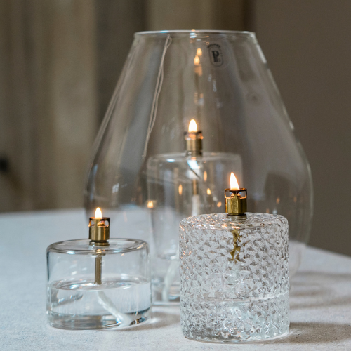 Oil Lamp Cylinder Brass - L - 4