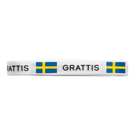 Satin Ribbon Sweden 5m x 9mm