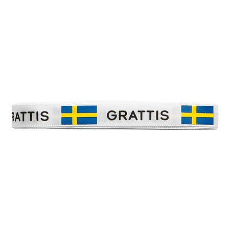 Satin Ribbon Sweden 5m x 9mm