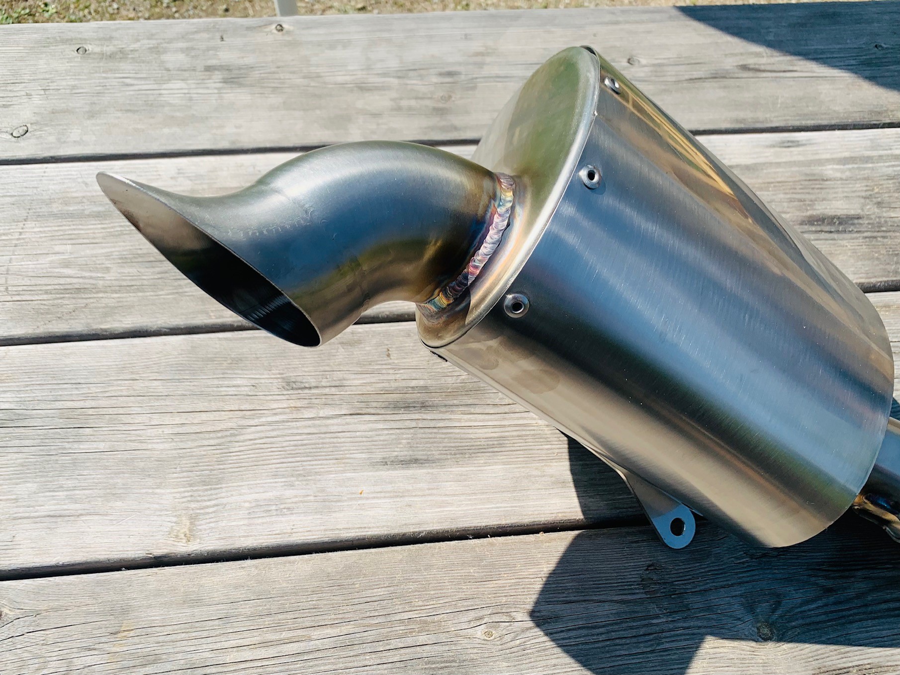 2. Generation APH (Alan Hawkes) by NCCR Slip-on exhaust EBR 1190 RX/SX Factory AMA style - 4