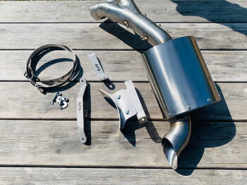 2. Generation APH (Alan Hawkes) by NCCR Slip-on exhaust EBR 1190 RX/SX Factory AMA style
