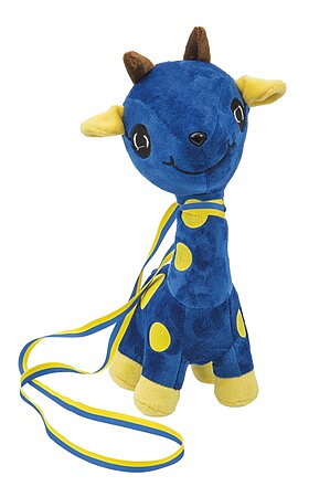 Student Giraff blå/gul 