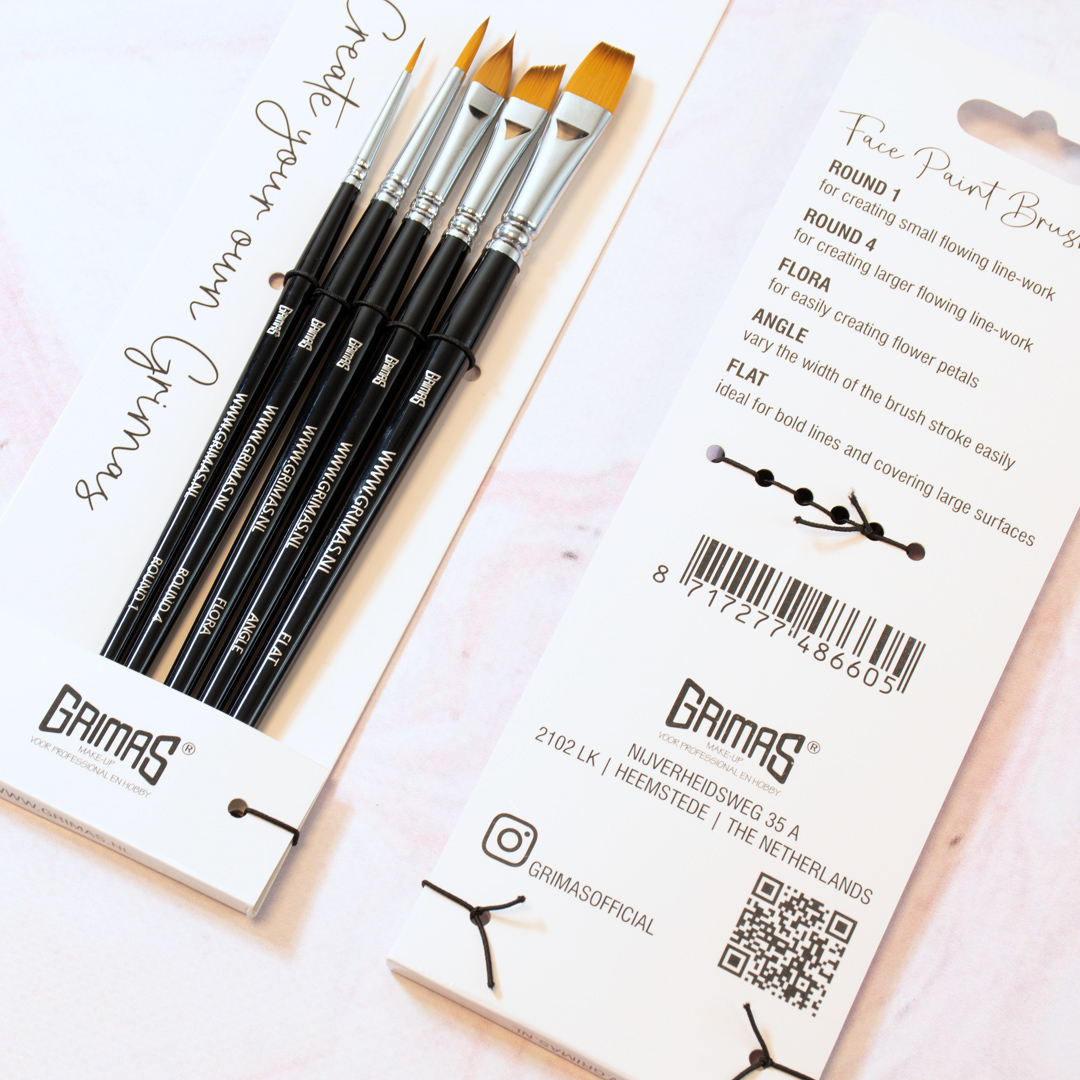 Pensel Set Bruch Artificial Hair MIX - 5 Penslar - 4