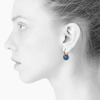 Scherning Flora S hoops royal blue
