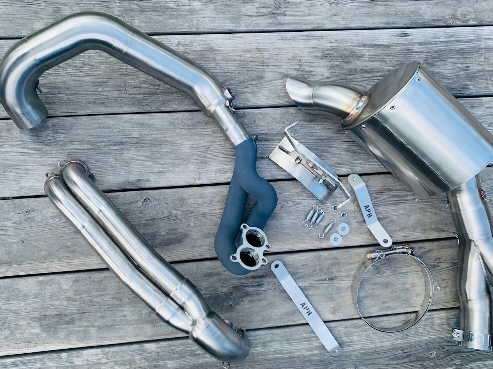 APH (Alan Hawkes) by NCCR Dual Header AMA Factory Racesystem for  EBR 1190 RX/SX 