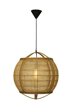 BORNEO taklampa Ø50, natur - Aneta Lighting