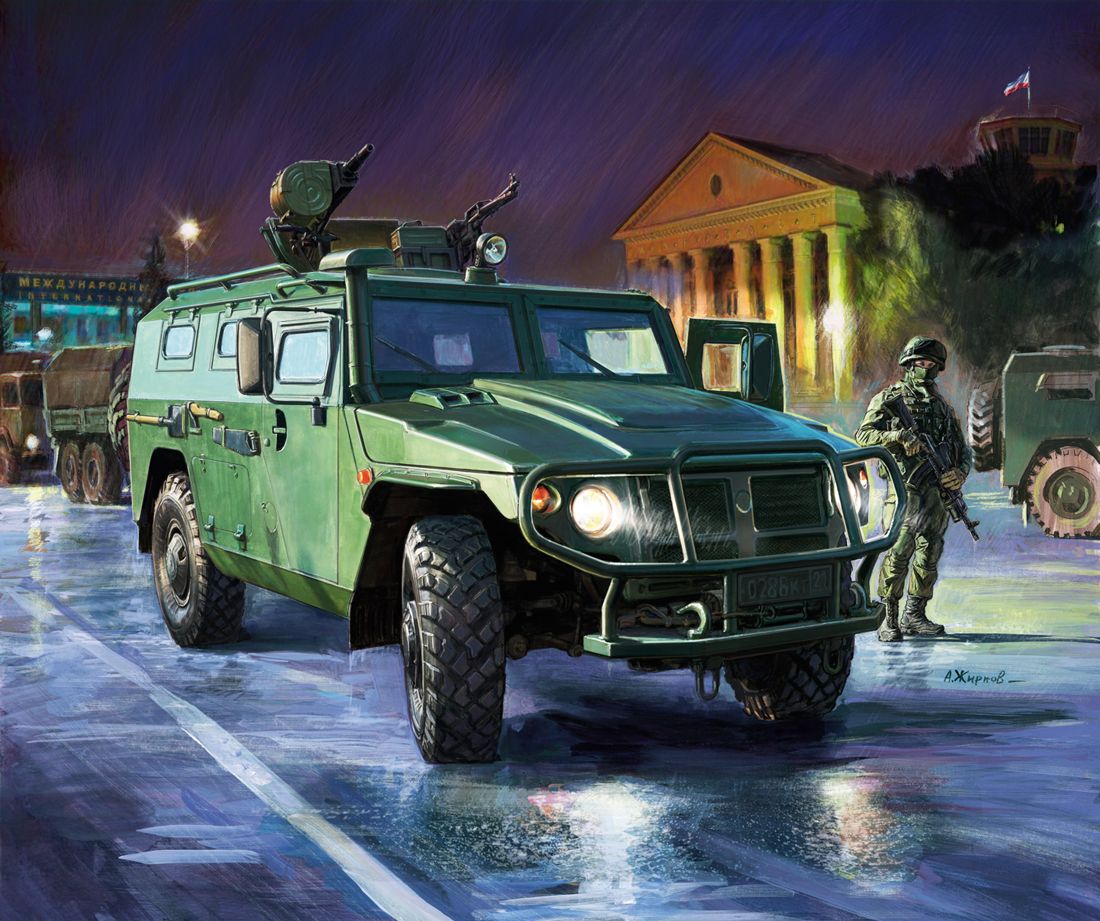 1/35 Russian armored vehicle GAZ-233014