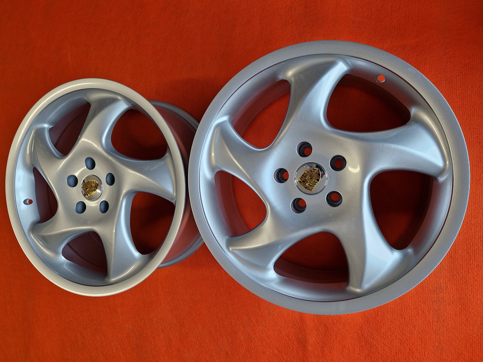 18" Turbo Rotor silver 5x112  - 2