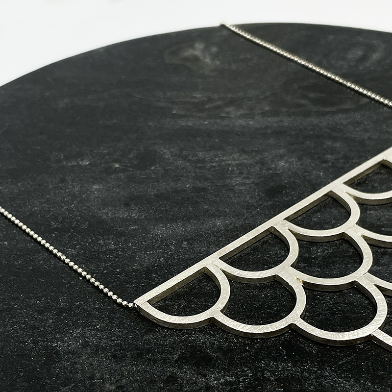 Silverhalsband SCALE  - 3