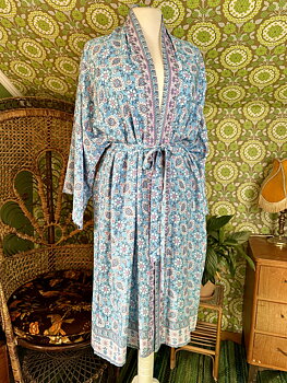 kimono himmelsblå  