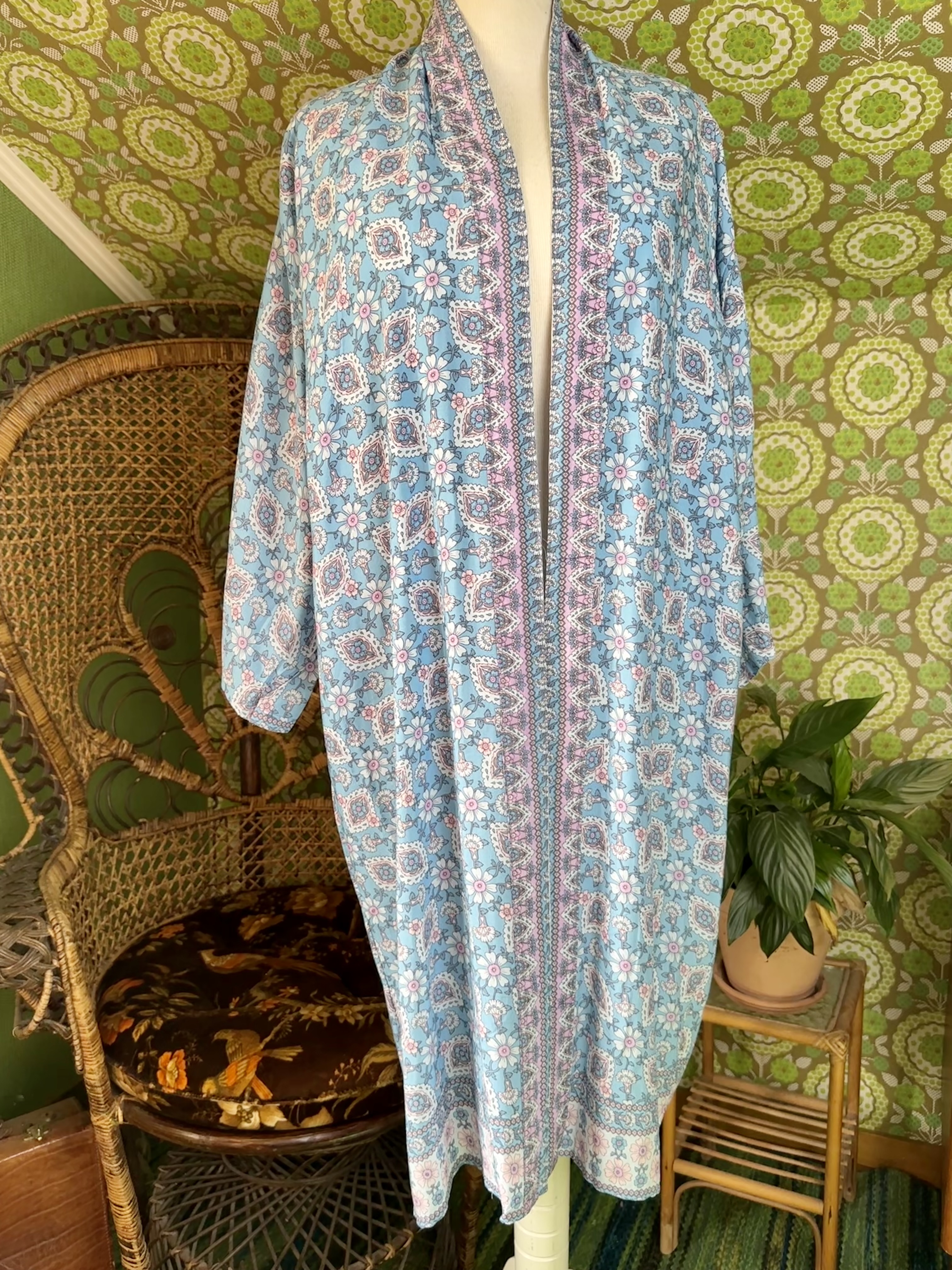 kimono himmelsblå   - 6