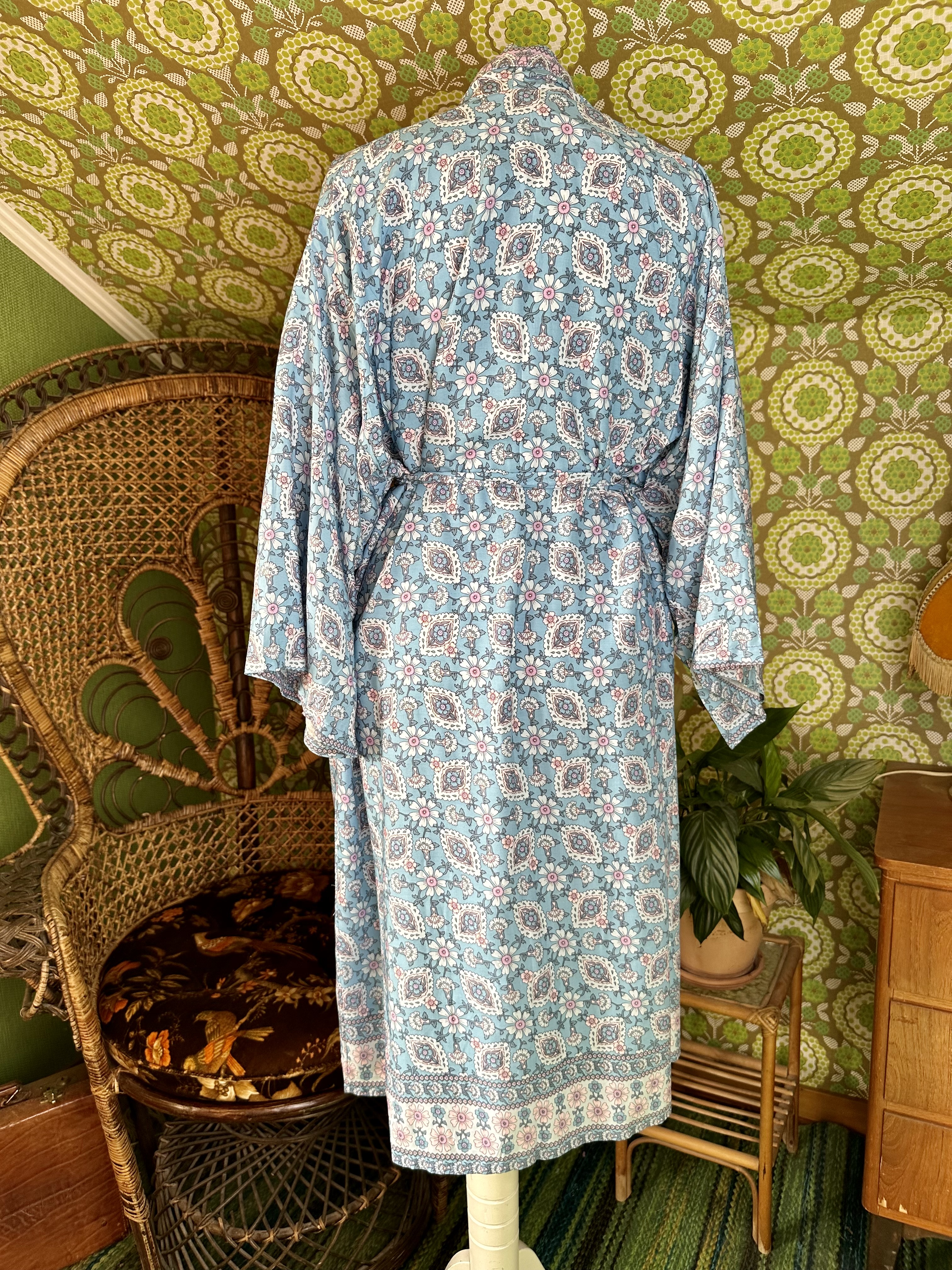 kimono himmelsblå   - 5