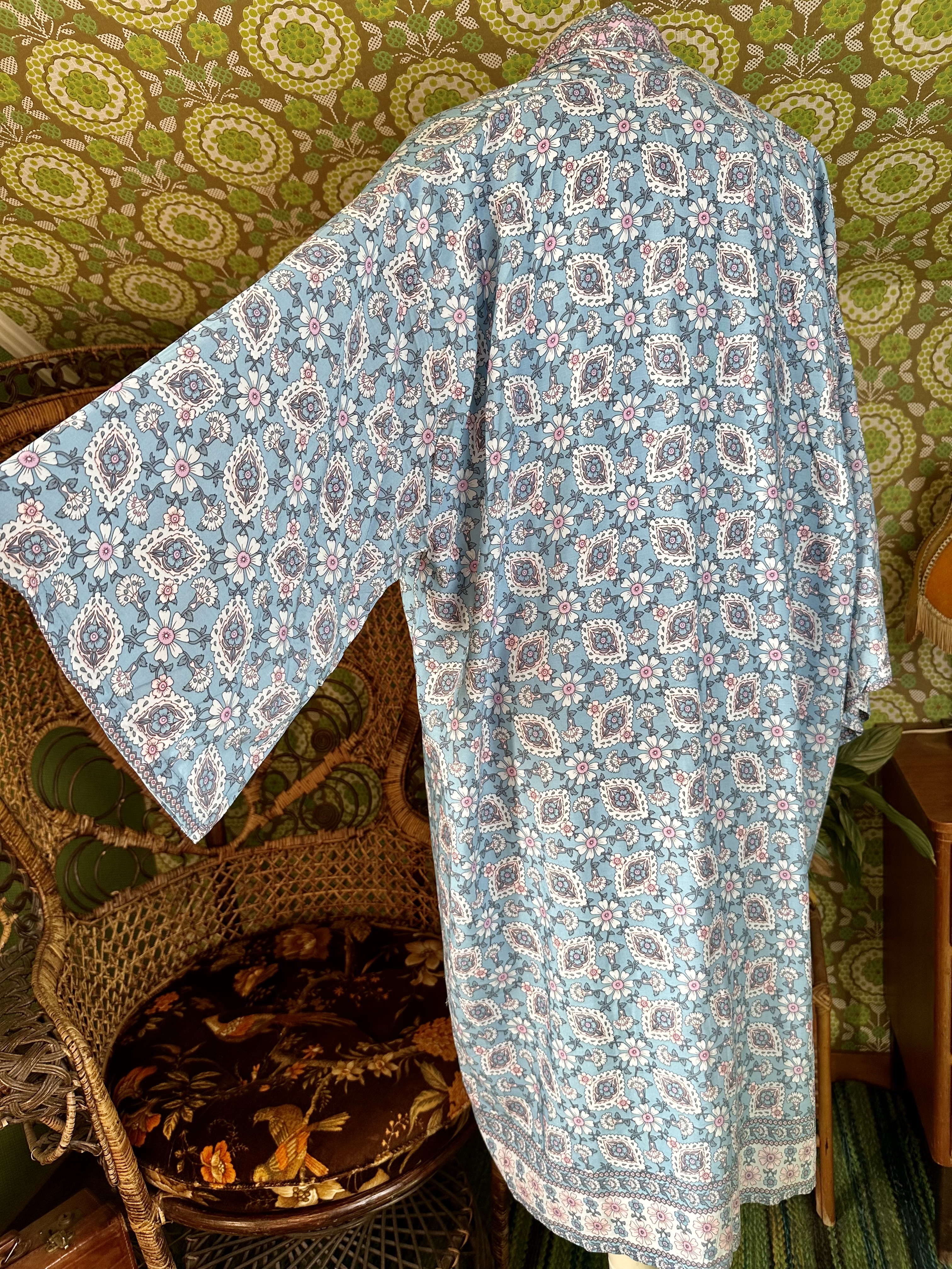 kimono himmelsblå   - 3