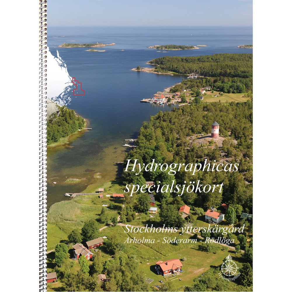 Båtsportkort 611 Stockholms ytterskärgård norra delen -  Arholma – Söderarm – Rödlöga
