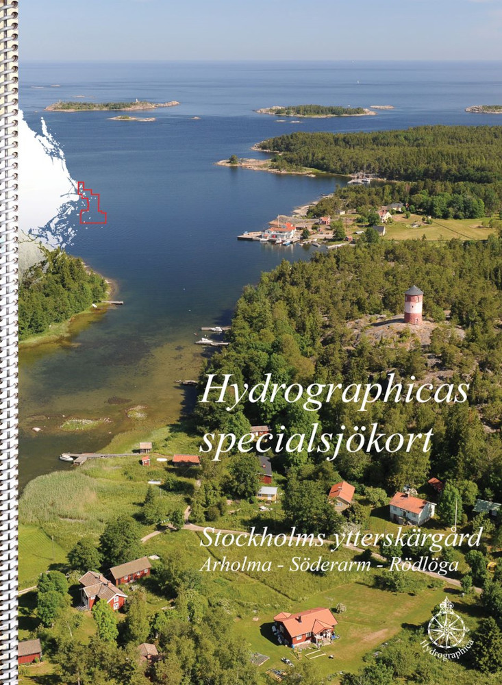 Båtsportkort 611 Stockholms ytterskärgård norra delen -  Arholma – Söderarm – Rödlöga