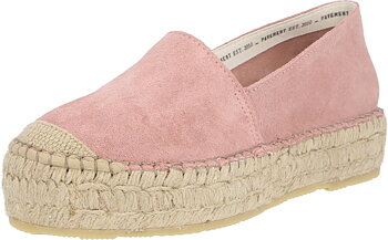 Espadrillos - suede -rose