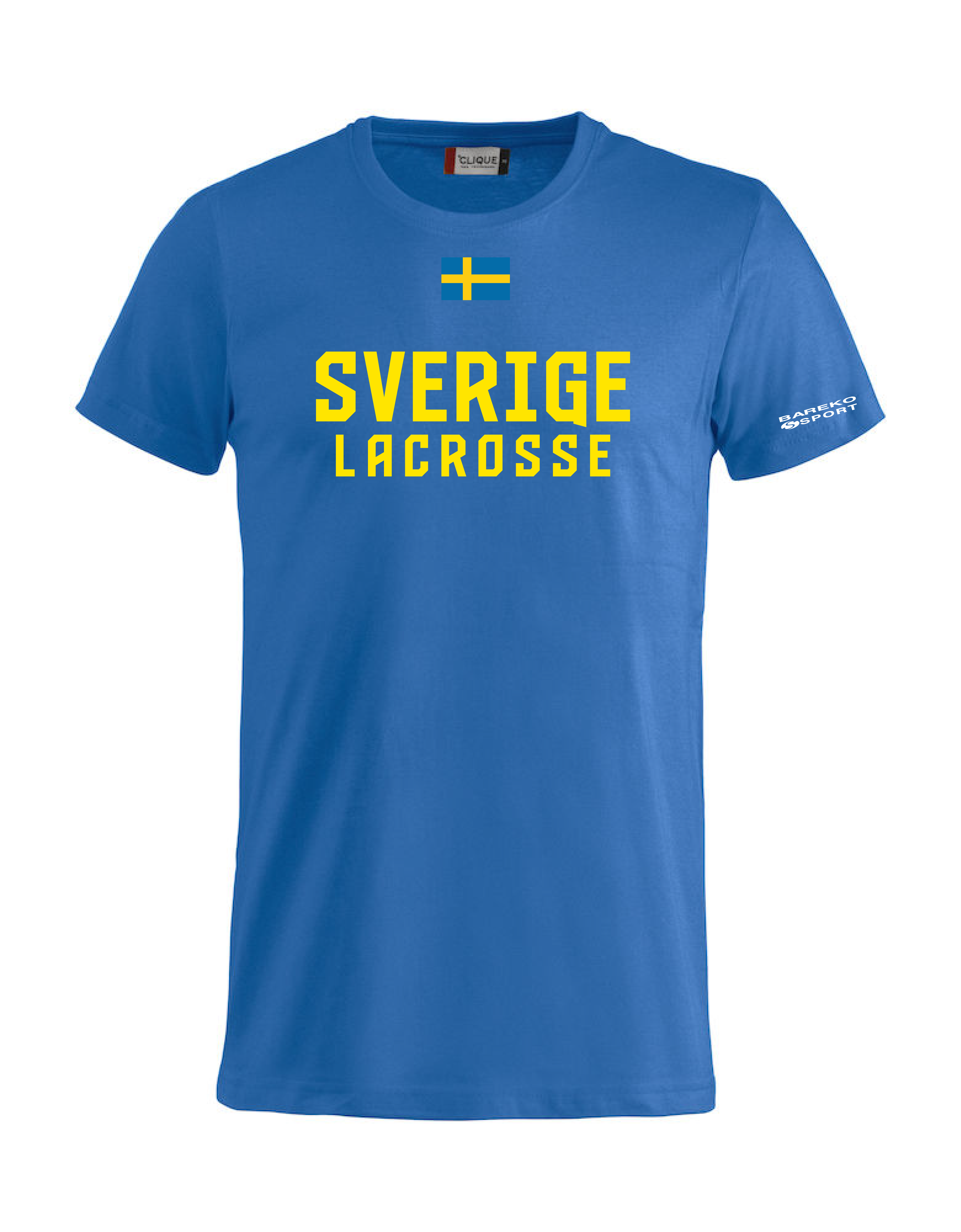 Supporter T-shirt Sverige Lacrosse