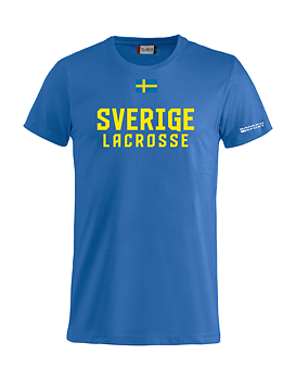 Supporter T-shirt Sverige Lacrosse