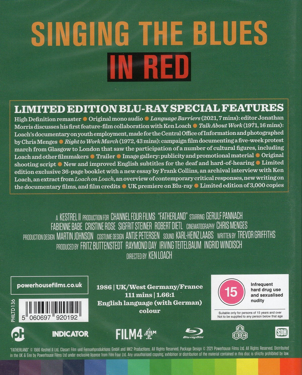 Fatherland (Limited Edition) (ej svensk text) (Blu-ray) - 2