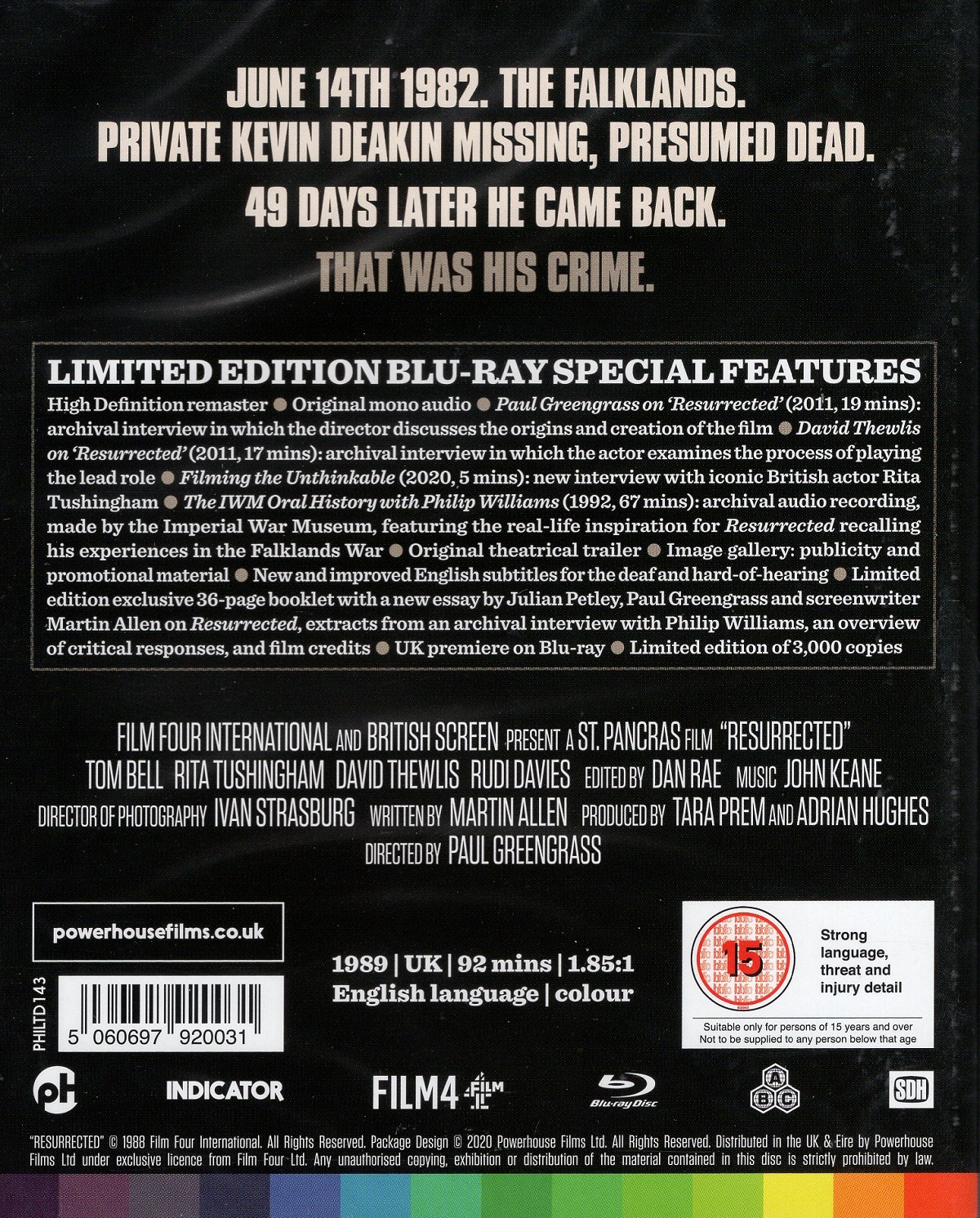 Resurrected Limited Edition Ej Svensk Text Blu Ray