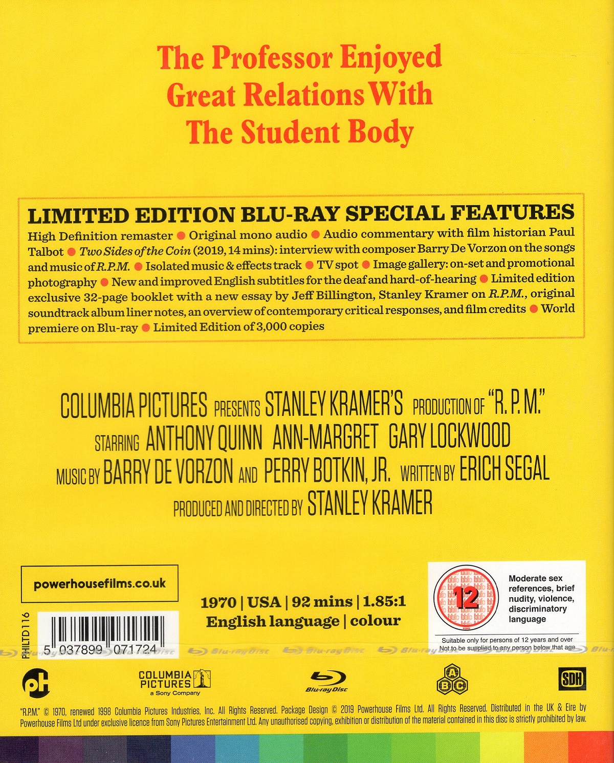 R.P.M. (Limited Edition) (ej svensk text) (Blu-ray) - 2