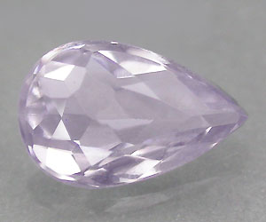 Impresionante piedra preciosa de berilo azul natural en forma de pera de 0,26 ct