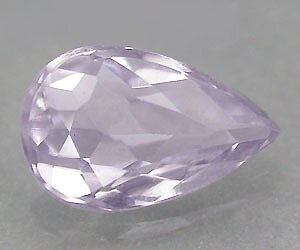 Impresionante piedra preciosa de berilo azul natural en forma de pera de 0,26 ct