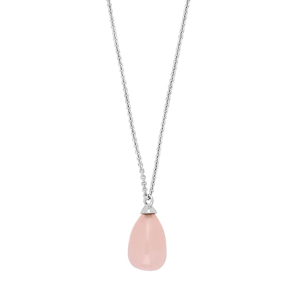 Nordahl Sweet halsband droppe rosenkvarts 
