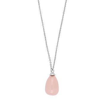 Nordahl Sweet halsband droppe rosenkvarts 