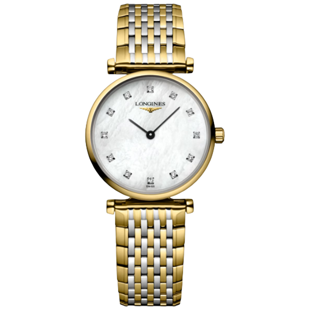 L4.209.2.87.7 Longines La Grande Classique 24 pärlemor med diamant index