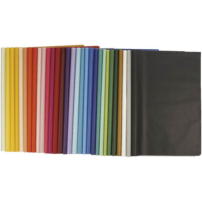 Silkespapper 50x70cm mix 300fp